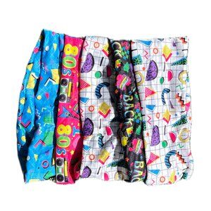 5 pack 80's Headbands